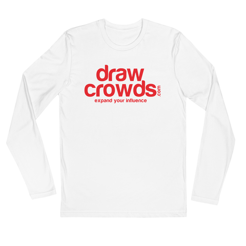 DrawCrowds Long Sleeve Fitted Crew